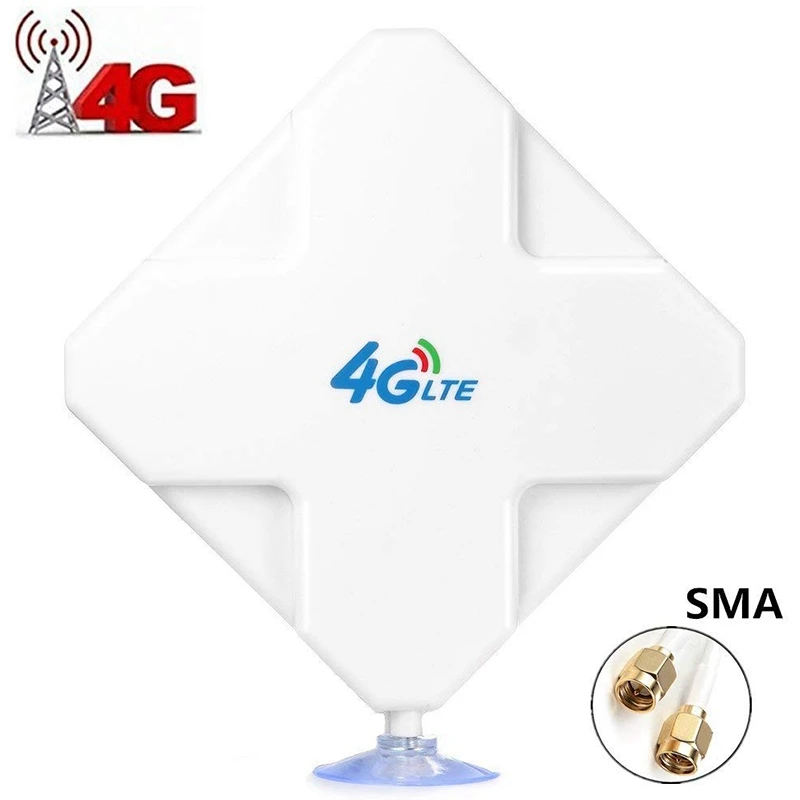 Антенна SMA 4G LTE 35Dbi с высоким коэффициентом усиления усилитель сигнала двойным