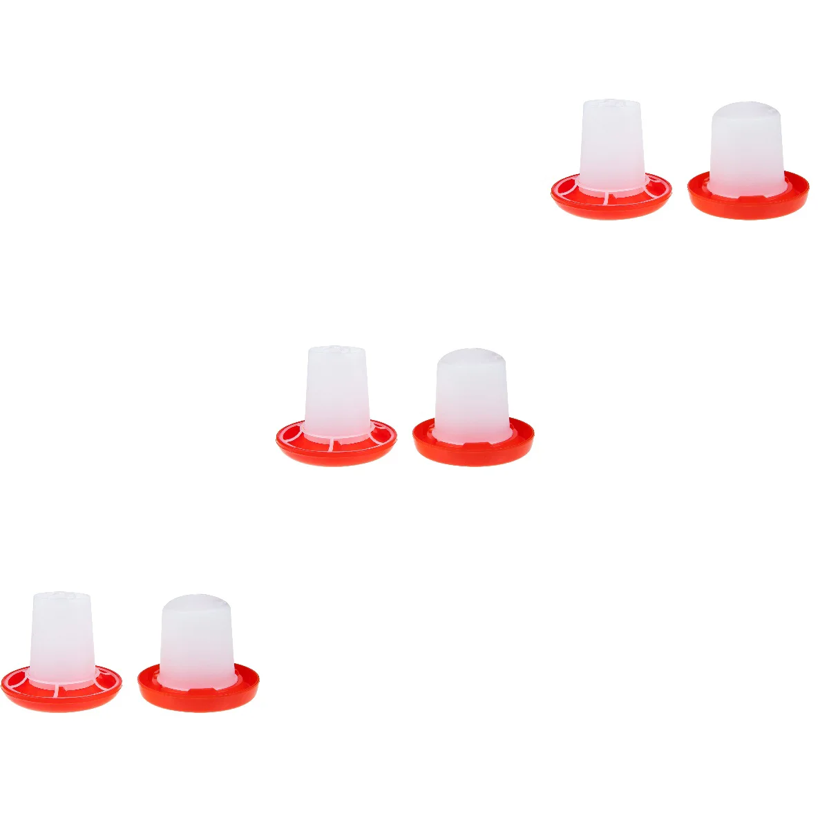 

Poultry Water Feeder Chicken Automatic Jar Feeding Container Bucketwaterer Set Household Chick