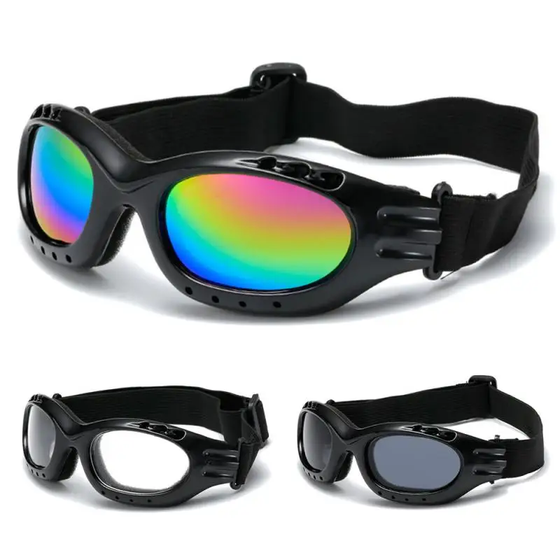 

2/3/5PCS Outdoor Sports Cycling Goggles Splash Proof Color Film Welding Mirror Slip Motorcycle Goggles Dustproof Windproof