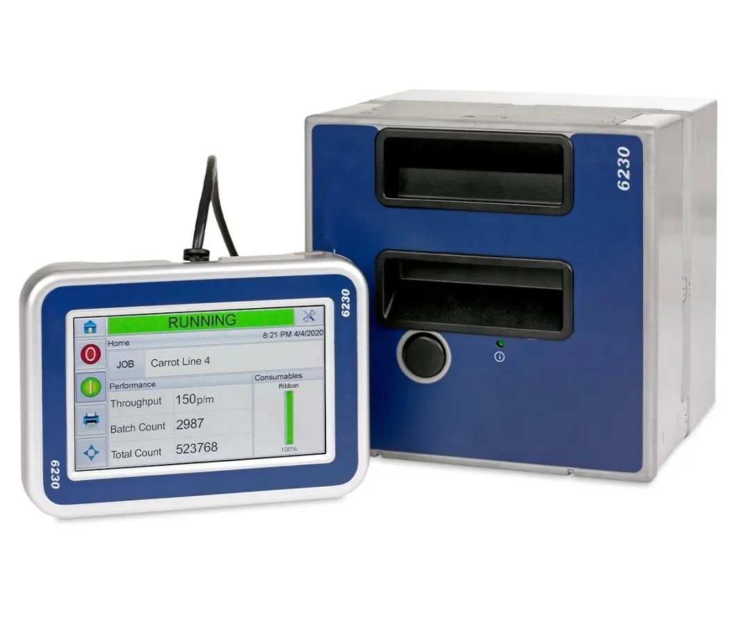 Дешевая цена Videojet 6230 32 мм термотрансферный принтер для гибкой упаковки