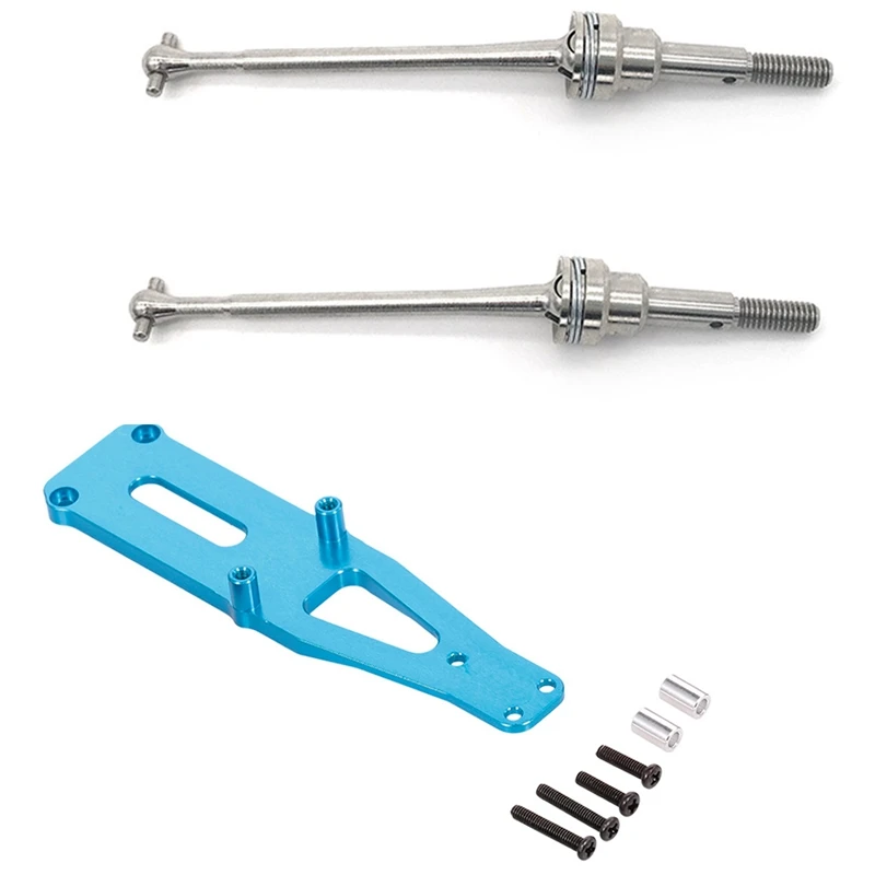 

1Pcs RC Car Front Shock Absorber Tower Plate Metal & 2Pcs Metal Front Drive Shaft CVD 0090