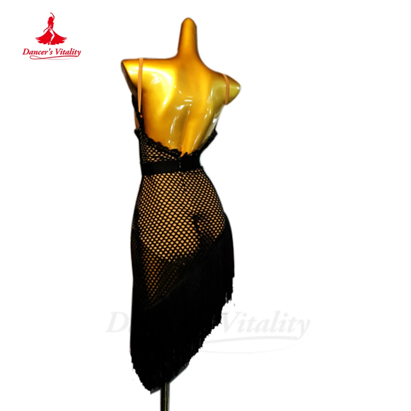 Платье для латиноамериканских танцев Костюм женщин Customsize Rumba Chacha Tango competitton