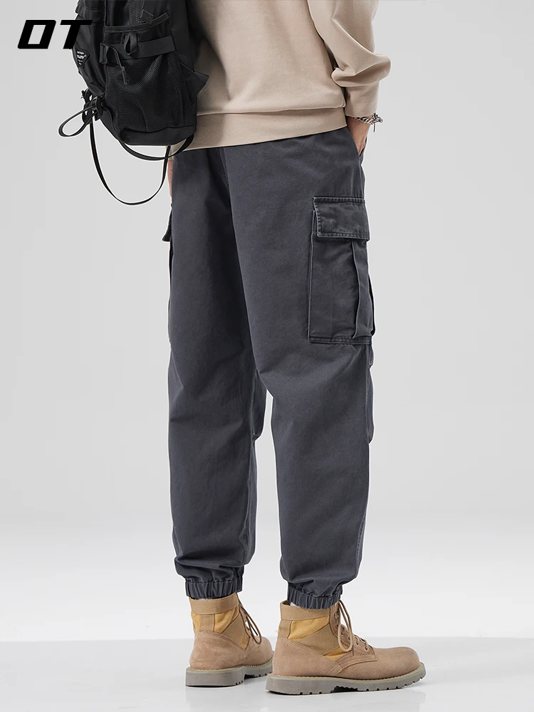 Повседневные комбинезоны цвета хаки Tan Xiansen мужские осенне-зимние модные