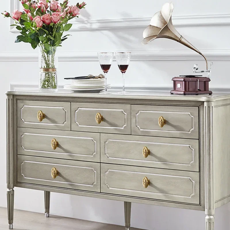 Однотонные латунные ручки для кухонного шкафа 1 шт. винтажные