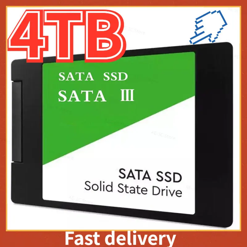 

2023 New High Speed 2.5Inch 4TB Portable SSD Sata Hard Drive For Laptop Microcomputer Desktop 2TB Internal Solid State Hard Disk