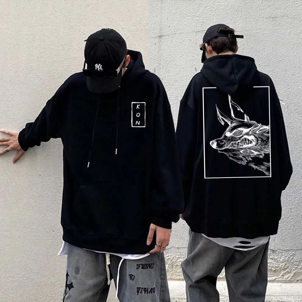 

Japanese Anime Chainsaw Man Unisex Hoodie Men Vintage Fashion Sweatshirt Manga Hayakawa Aki Fox Devil Kon Male Hoodies Pullover