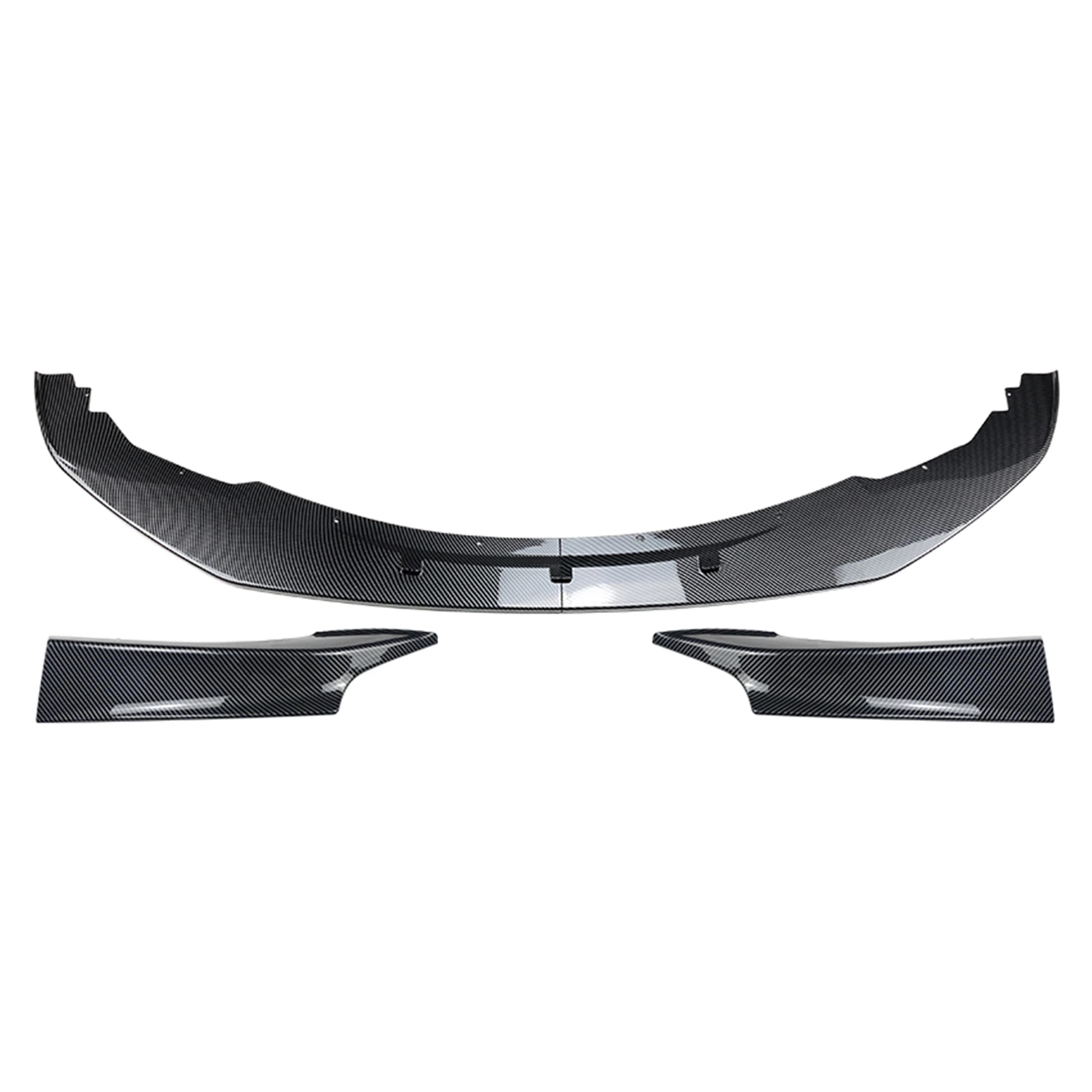 Для BMW 1 серии F20 F21 M Sport 2011-2015 118i 120i Carbn Fiber Look передний бампер Splitter Blade Lip + боковая