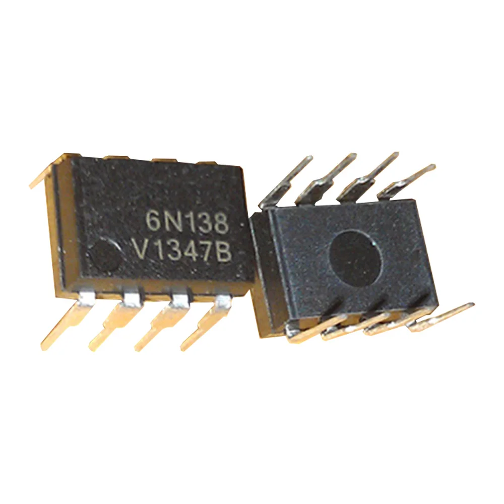 

10 шт. 6N138 DIP8 DIP фотоэлектрический соединитель, новый и оригинальный