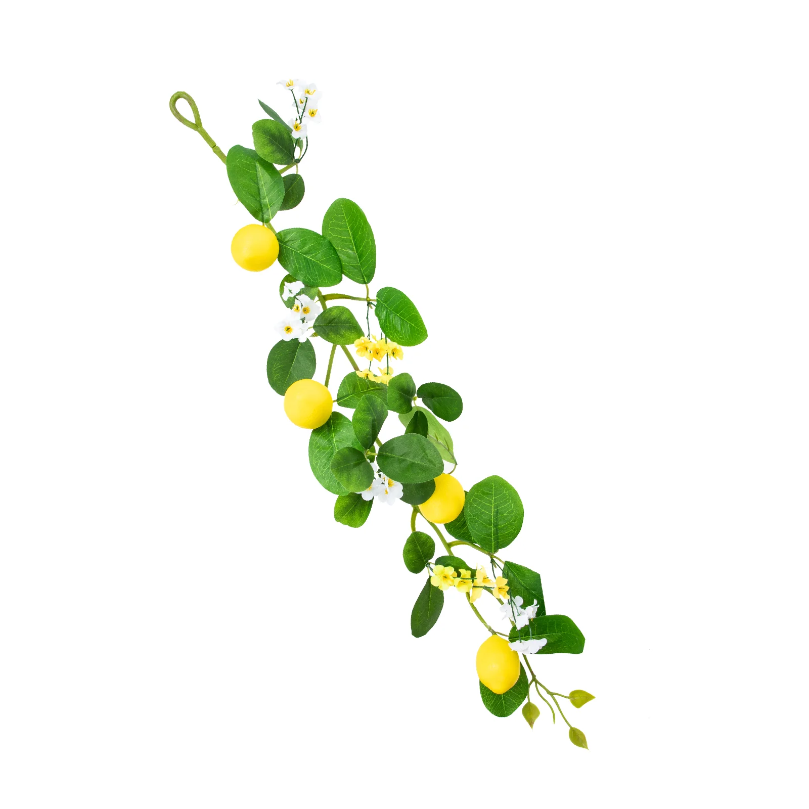 

Garland Lemon Artificial Fruit Decor Wall Fake Faux Eucalyptus Yellow Vine Flowers Lifelike Tree Hanging Branch Fuit String