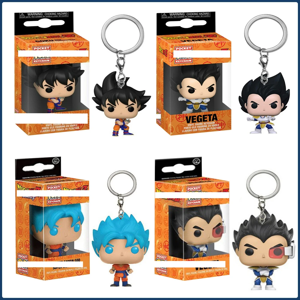Карманные брелки Funko Pop Dragon Ball Son Goku Vegeta Cell классические популярные фигурки