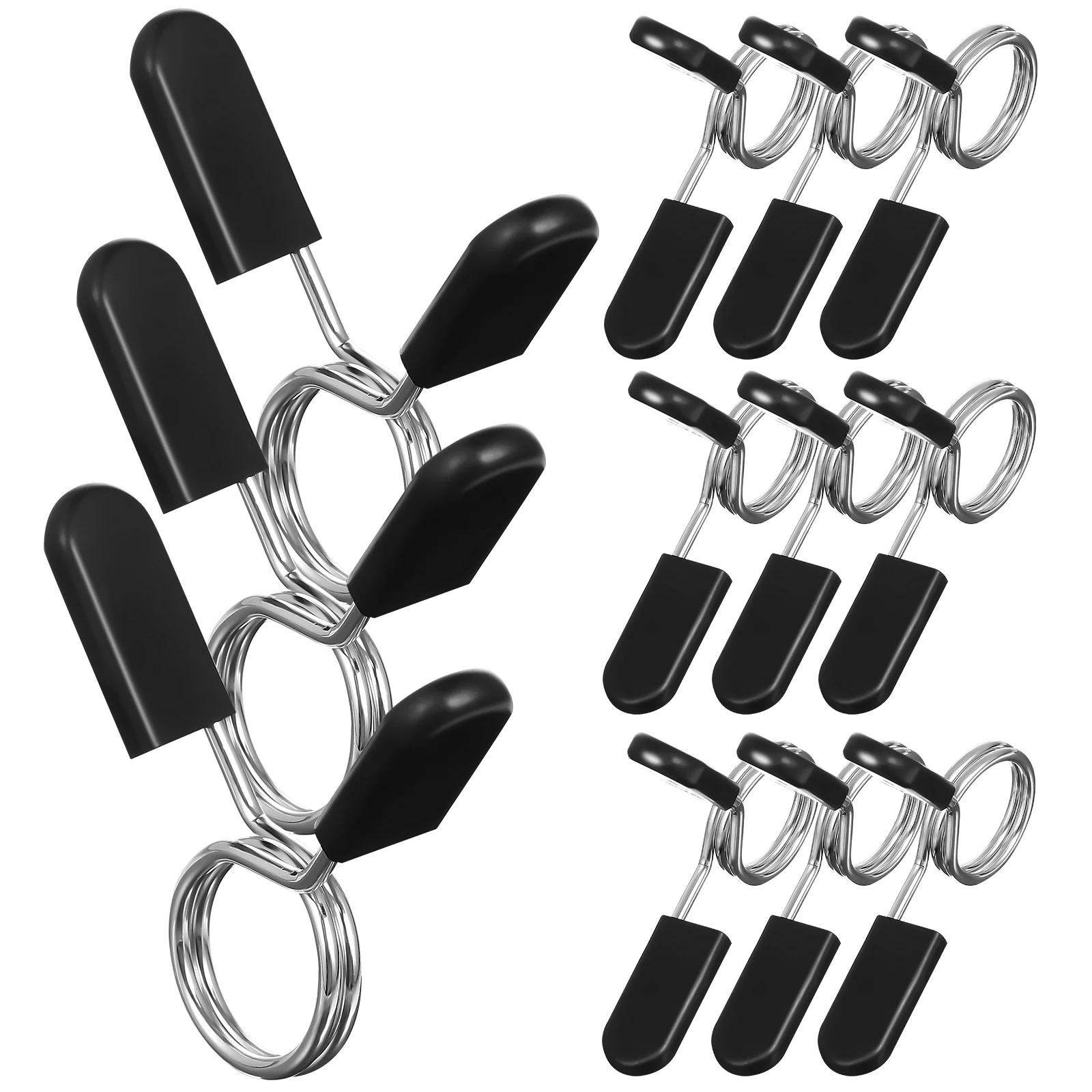 

Barbell Clips Spring Clamps Collars Dumbbell Lock Weightlifting Weight Clip Bar Replacement Collar Fastener Standard Gym Parts
