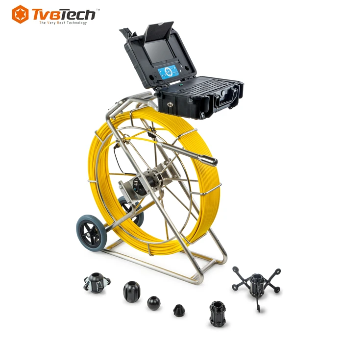 

Factory Supply 60M-120M CCTV Under Water Pipeline DrainSewer Endoscope Borescope Inspection Camera With Meter Counter And DVR