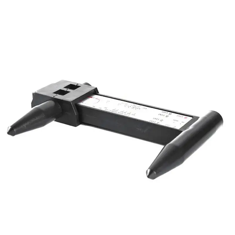 

PCDs Measuring Gauge 8 Lugs Sliding PCDs Ruler Black Automotive Wheel/Rim Bolt Pattern Sliding Measuring Gauge Tools PCDs Ruler