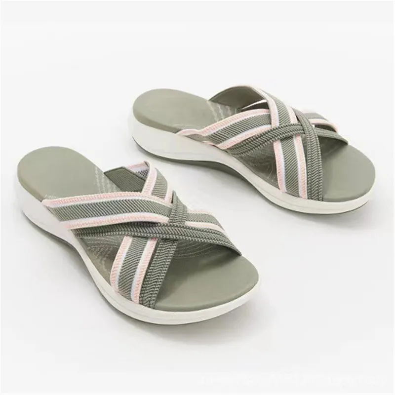 

Women Sandals 2022 Summer Shoes for Women Slipper Sandals Summer Flat Chaussure Femme Soft Indoor Outdoor Summer Footwear Female