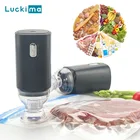 Вакуумный насос с USB-зарядкой, электрический аппарат для запечатывания продуктов, пакеты для вакуумного хранения, кухонный органайзер для продуктов, пакеты для готовки под вакуумом