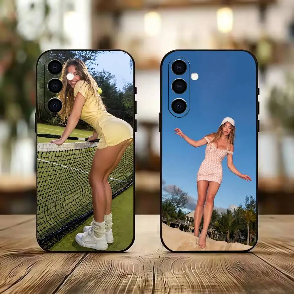 Фото Черный мягкий силиконовый чехол Sweetie SYD S-Sydney для Samsung A73 20,21,22,31,32,52,53,72 №1