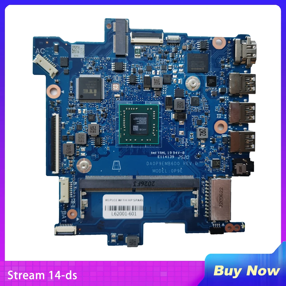 For HP Stream 14-ds A4-9120e DA0P9EMB6D0 L62001-601 Desktop Motherboard 100% Tested Fast Ship
