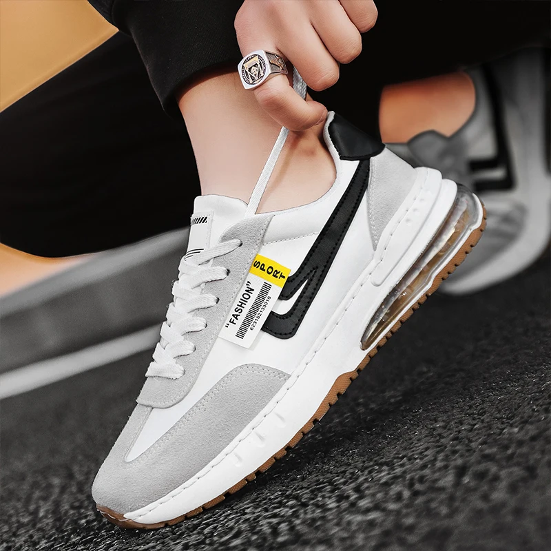 Men Causal Shoes Men 2023 Spring New Golf Light Shoes Sneakers Lac-up Flats Breathable Outdoor Running Shoes Zapatillas Hombre