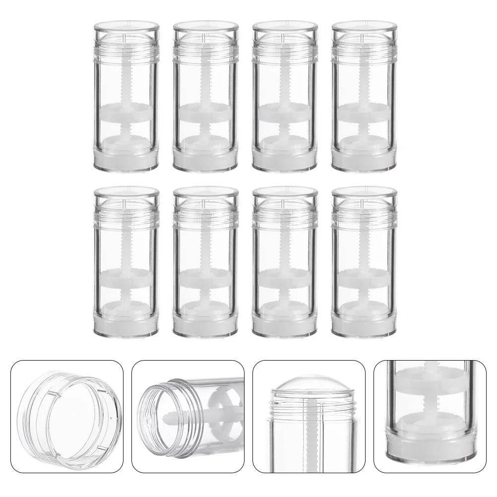 

Deodorant Bottles Empty Tubes Tube Bottle Up Clear Lip Balm Diy Container Containers Filling Roll Bottom Perfume Roller Oil