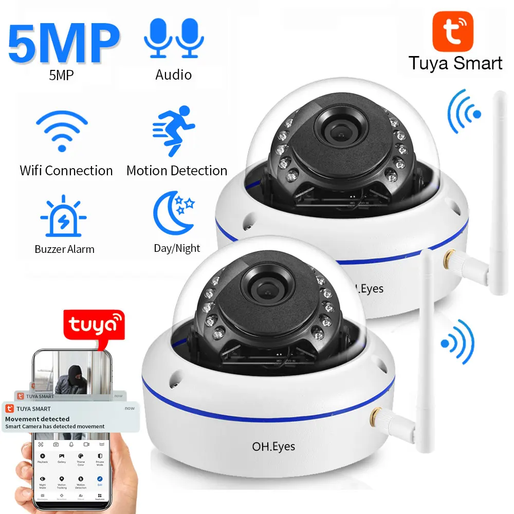 

IP-камера Tuya с поддержкой Poe и Wi-Fi для системы видеонаблюдения
