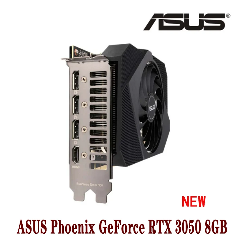 ASUS Phoenix GeForce RTX 3050 8 Гб поддержка процессора AMD Intel LHR для настольного компьютера