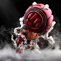 21cm one piece action figure japanese anime monkey d luffy gear 4th figurine collectable pvc model doll decor toys boy xmas gift