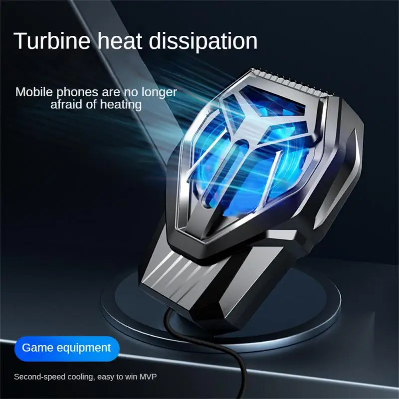 

Firm Mobile Phone Radiator Type-c Cooling Fan Radiator Stable Small Mobile Phone Cooler Consumer Electronics Heat Dissipation