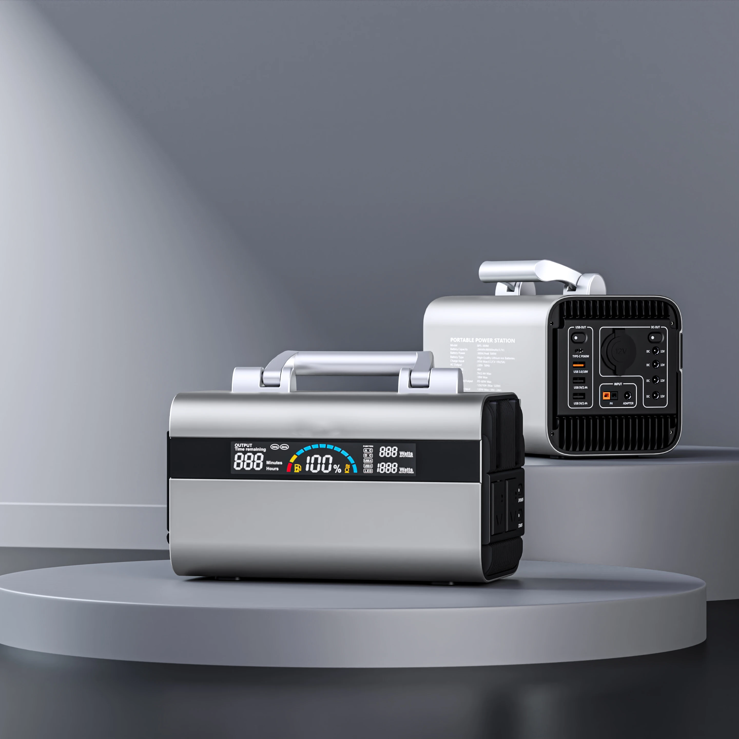 

Solar Lithium Ion Emergency Battery Supply 600w mobile portable power station ac emergency mobile power station