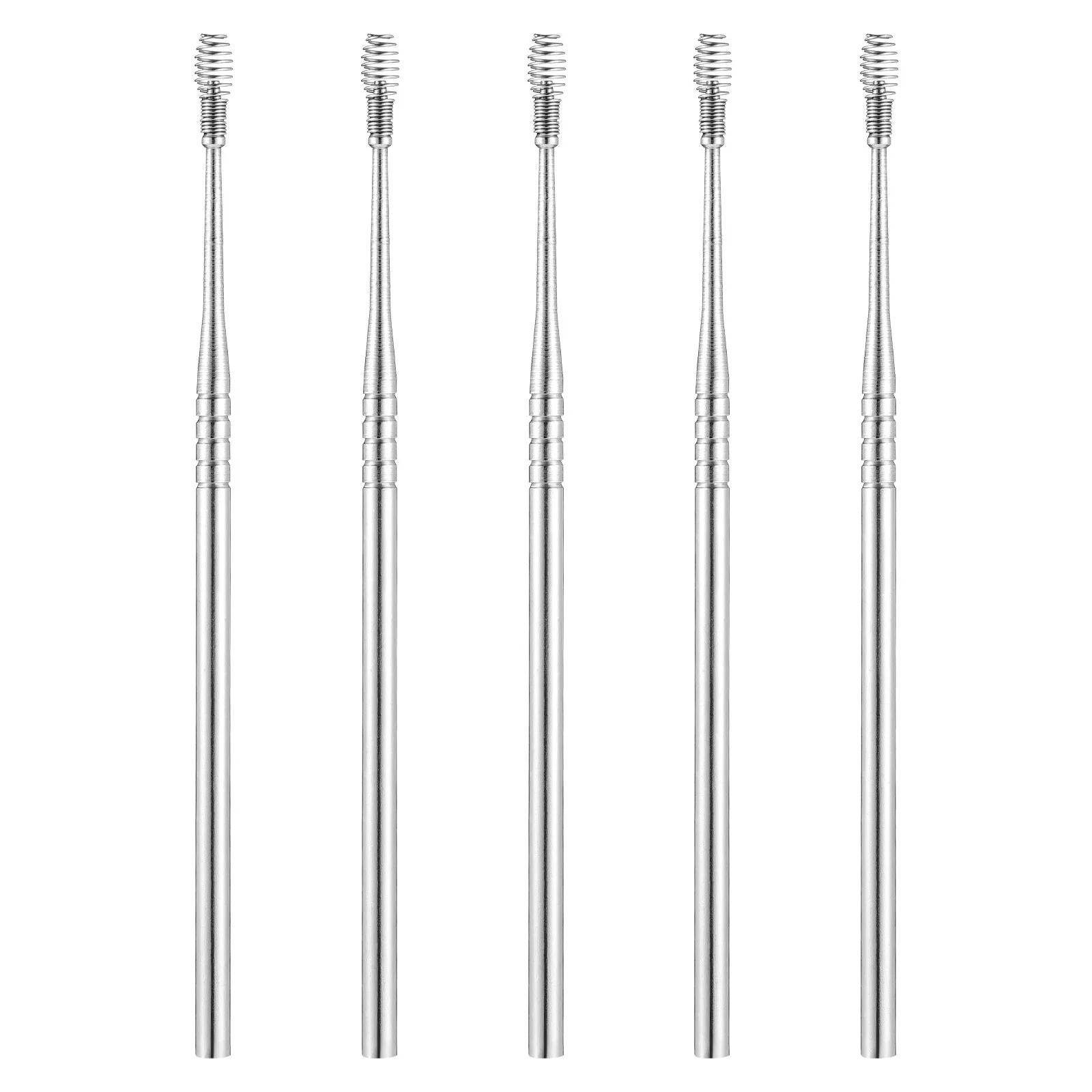 

Ear Removal Pick Earwax Kit Stainless Wax Steel Cleaner Spring Cleaning Tools Curette Spoons Tool Cleaners Picks Removers
