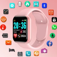 smart watch y68 digital sport digital led electronic wristwatch bluetooth fitness men kids hours hodinky women watch
