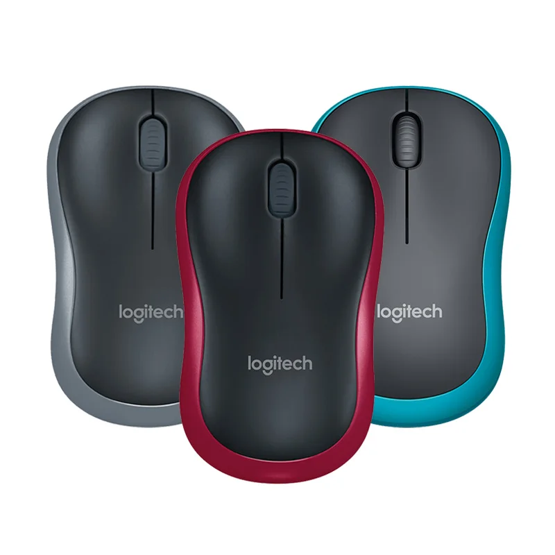 Оригинальная беспроводная мышь Logitech M185 2 4G для ноутбука ПК Компьютерные Мыши с USB