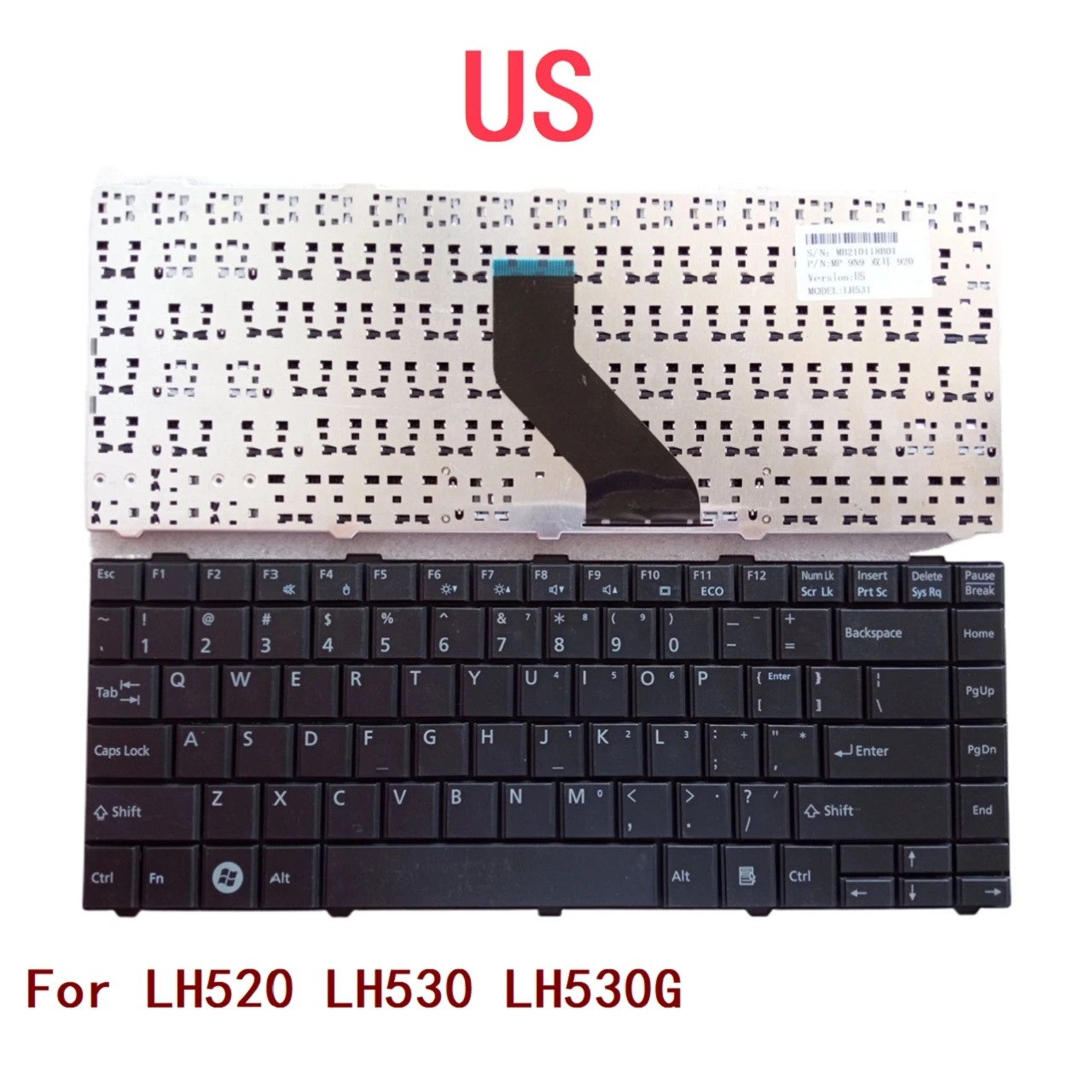 Новая английская клавиатура для ноутбука Fujitsu LH520 LH530 LH530G замена
