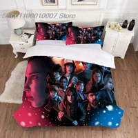 stranger things 3d bedding set hot fashion horror movie printed duvet cover set twin full queen king size dropshipping