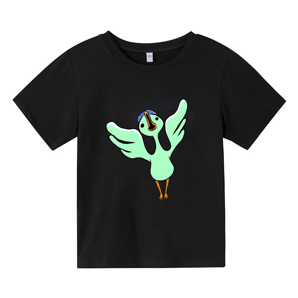 

Детская футболка с ритмичными небесами для мальчиков и девочек, летние футболки из 100% хлопка с коротким рукавом и круглым вырезом