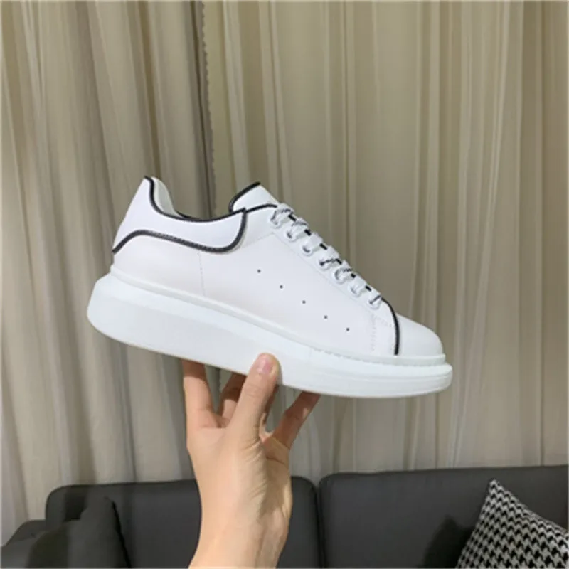 

men designer shoes men luxury sneakers Womens platform sneakers women Casual Round Toe Rubber Flat shoes for lover
