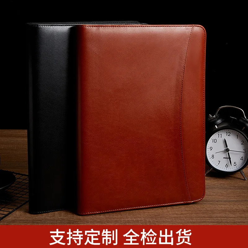 

Business A4 Folder Printable Logo Sales Manager With Calculator 4S Store Contract Folder Spot Wholesale