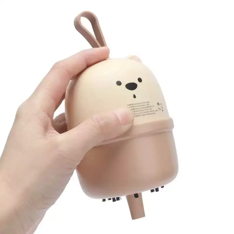 

Table Dust Sweeper Desktop Vacuum Cleaner USB Charging Bear for Kids Desktop