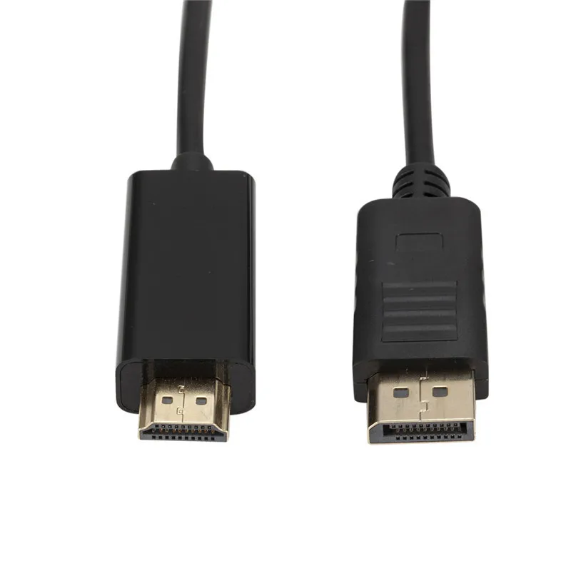 

1.8m DP To HDMI Adapter Display Port Male To Male Cable Converter For PC Laptop Support 20pin DisplayPort Interface