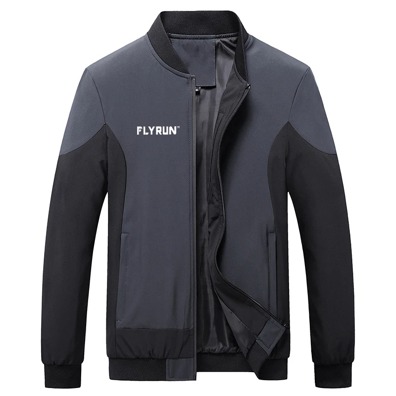 

Спортивная куртка мужская повседневная Лоскутная дышащая водонепроницаемая ветрозащитная куртка для пеших прогулок тренировочные велоси...