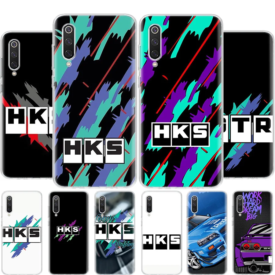 

Sports Car HKS JDM Phone Case For Xiaomi Poco X4 NFC Pro 5G X3 GT M4 M3 M2 Mi F3 F2 F1 A1 A2 Lite A3 Note 10 CC9E Coque