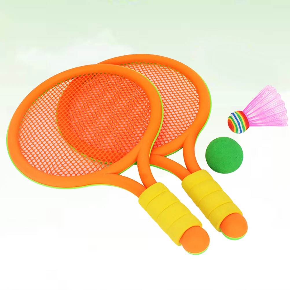 

1 Set Colored Badminton Racket Kids Training Outdoor Sports Leisure Toys Badminton Set for Kids Children Playing
