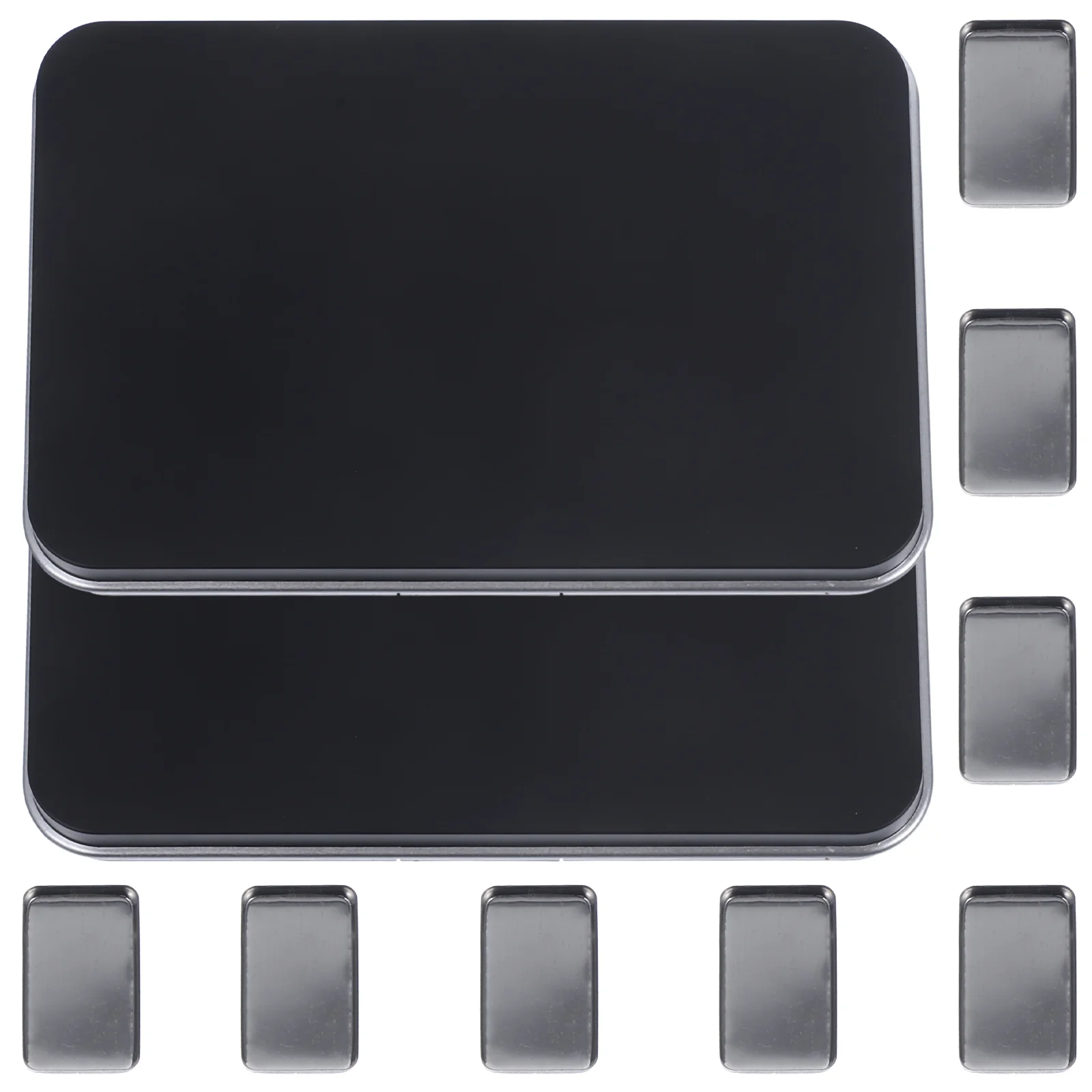 

2 Sets Magnet Empty Box Makeup Blush Eyeshadow Pallet Organizer Lipstick Plate As DIY Tray Sub Household Girls Supply