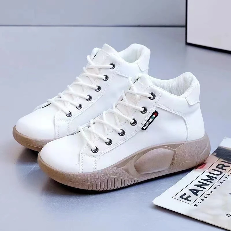 

Autumn Brand Women Flats Platform Sneakers 2023 New Fashion Ladies Running Shoes Casual Hiking PU Leather Sport Shoes Zapatillas
