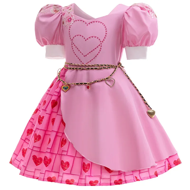 Костюм для косплея The Rise of Red Queen девочек розовые платья на Хэллоуин карнавальная