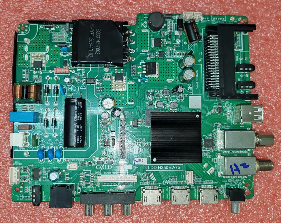LDD.H350E.A75 три в одном телевизионная материнская плата протестирована хорошо