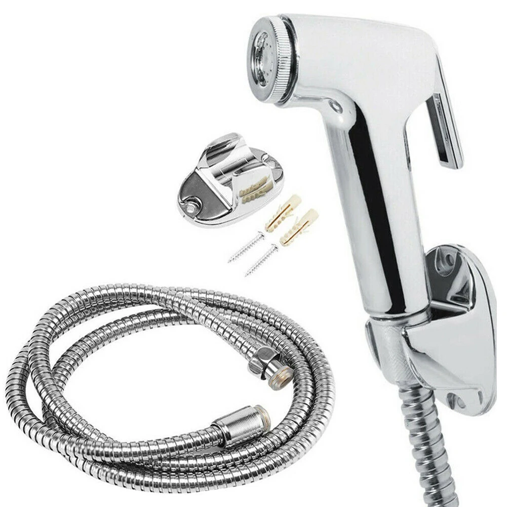 

Car Hose Holder Home Toilet Bathroom Easy Install Pet Accessories Cleaning Shower Hand Held Diaper Wash Bidet Sprayer Set ABS