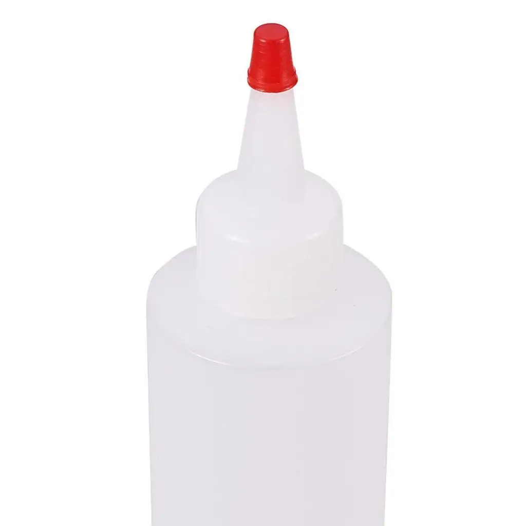

8 Pcs Empty Plastic Squeeze Bottle with Twist Top Cap Tip Applicator 180ml