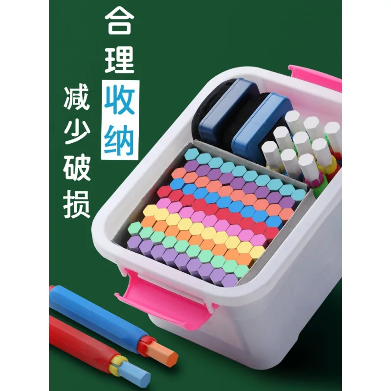 

Dust-Free Chalk, Hexagonal Water-Soluble Color, Children'S Home Primary School Teaching, Baby Drawing, Teacher, Blackboard Newsp