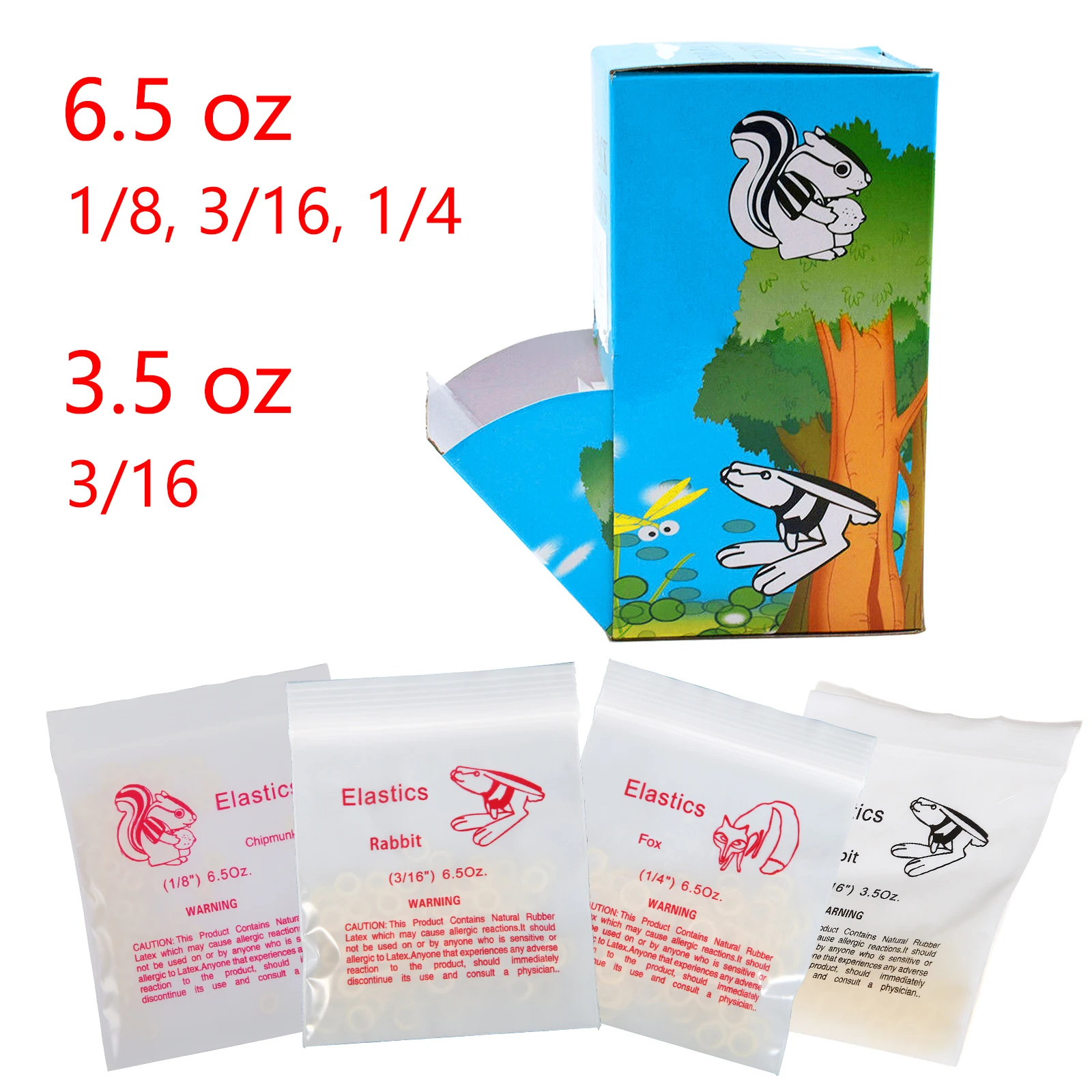 Стоматологические Ортодонтические эластичные ленты Rabbit Force 1006,5 OZ 3,5 ”, 316”,14 высокое качество, 18 шт.упаковка (art.: 3920c97c15a67) - 3920c97c15a67