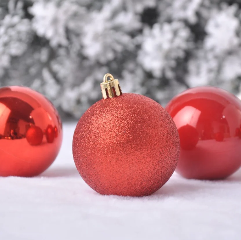 48 шт. новогодние Подвесные Украшения для ёлки 3/4/6 см